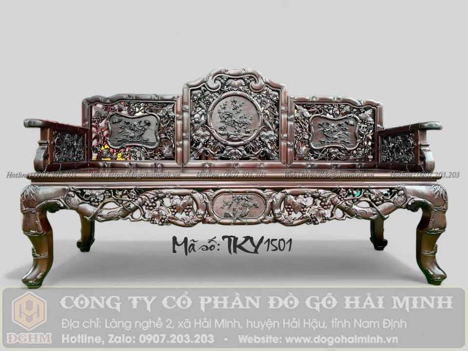 ghế trường kỷ trúc nho