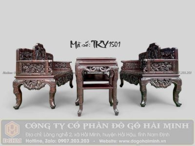 trường kỷ trúc nho gỗ gụ