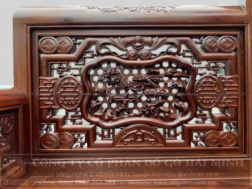 mẫu ghế trường kỷ tam sơn tích tứ dân