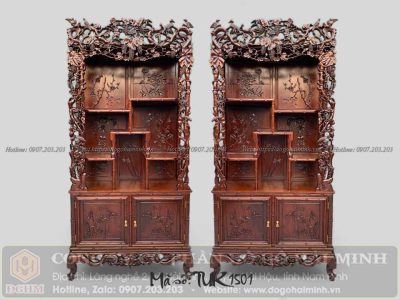 tủ trúc mướp bày đồ mẫu cổ