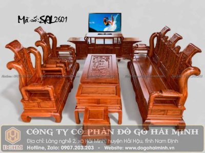 bộ ghế tần thuỷ hoàng đục tứ quý đẹp