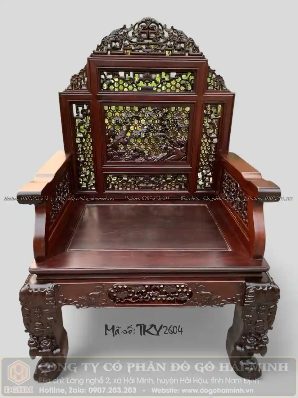 ghế trường kỷ mẫu huế đục tứ quý