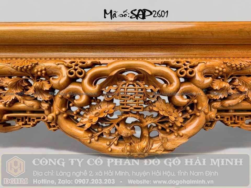 sập ngũ phúc dơi ngậm chữ thọ chân tùng lộc