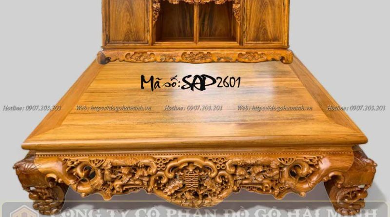 sập ngũ phúc tùng lộc đẹp