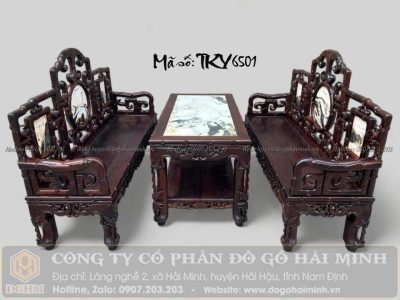 bộ ghế móc mỏ đục trúc gỗ trắc