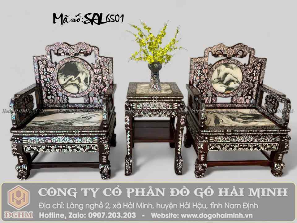 mẫu ghế vách tàu khảm ốc đỏ