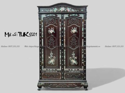 Tủ áo 2 cánh cẩn ốc