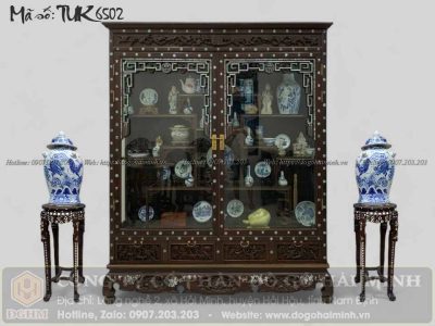 tủ bày đồ khảm ốc