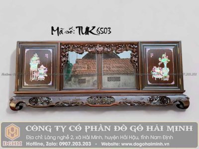 tủ chè gỗ gụ ta khảm đông bích