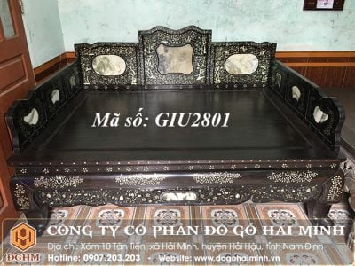 Giường 3 thành khảm ốc
