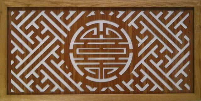 Tấm chắn khói chữ Thọ