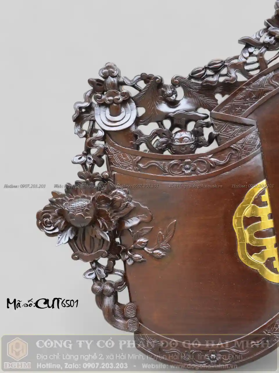 cuốn thư gỗ gụ đục dơi