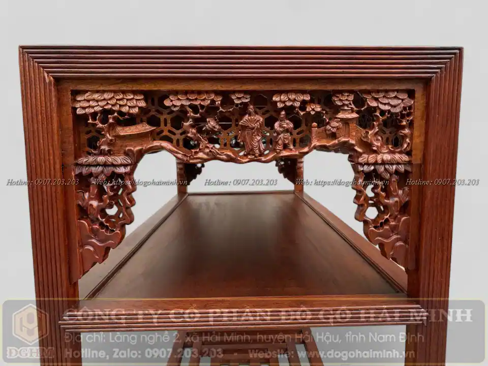 bàn trường kỷ chỉ mây đục tích