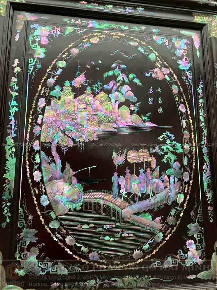 tủ chè giá rẻ khảm ốc liên chi