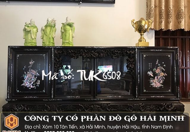 Tủ chè ngũ phúc khảm ốc TUK6508