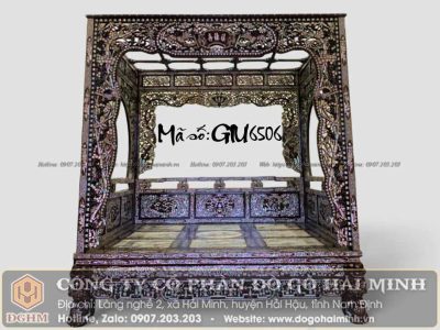 giường long sàng khảm ốc đỏ