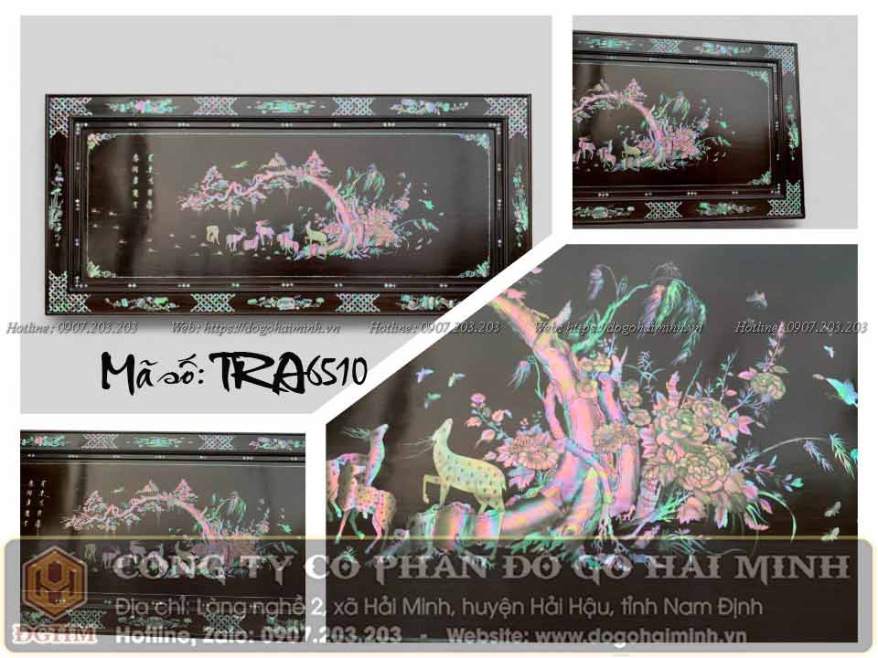 tranh khảm ốc tùng lộc