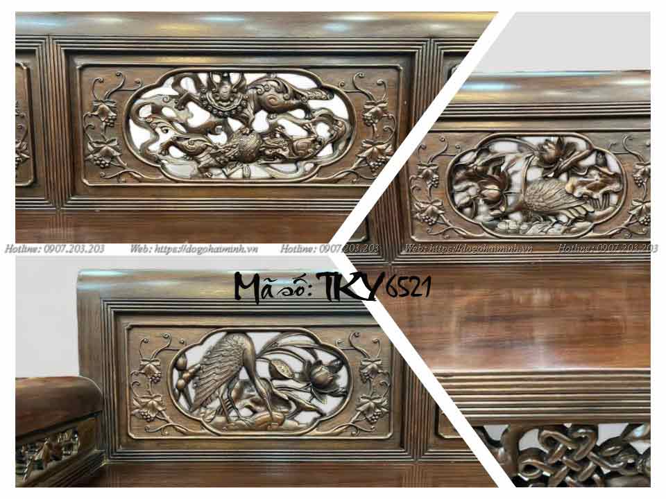 mẫu lô trường kỷ đục sen vịt đại