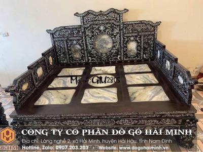 giường tam sơn 3 thành khảm ốc