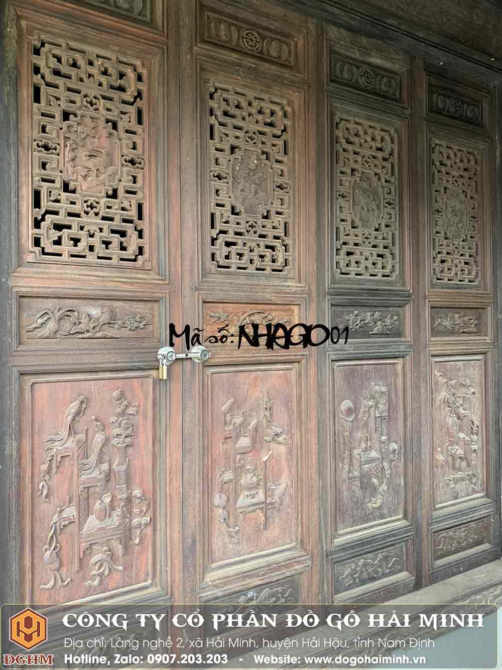 mẫu nhà gỗ lim đẹp