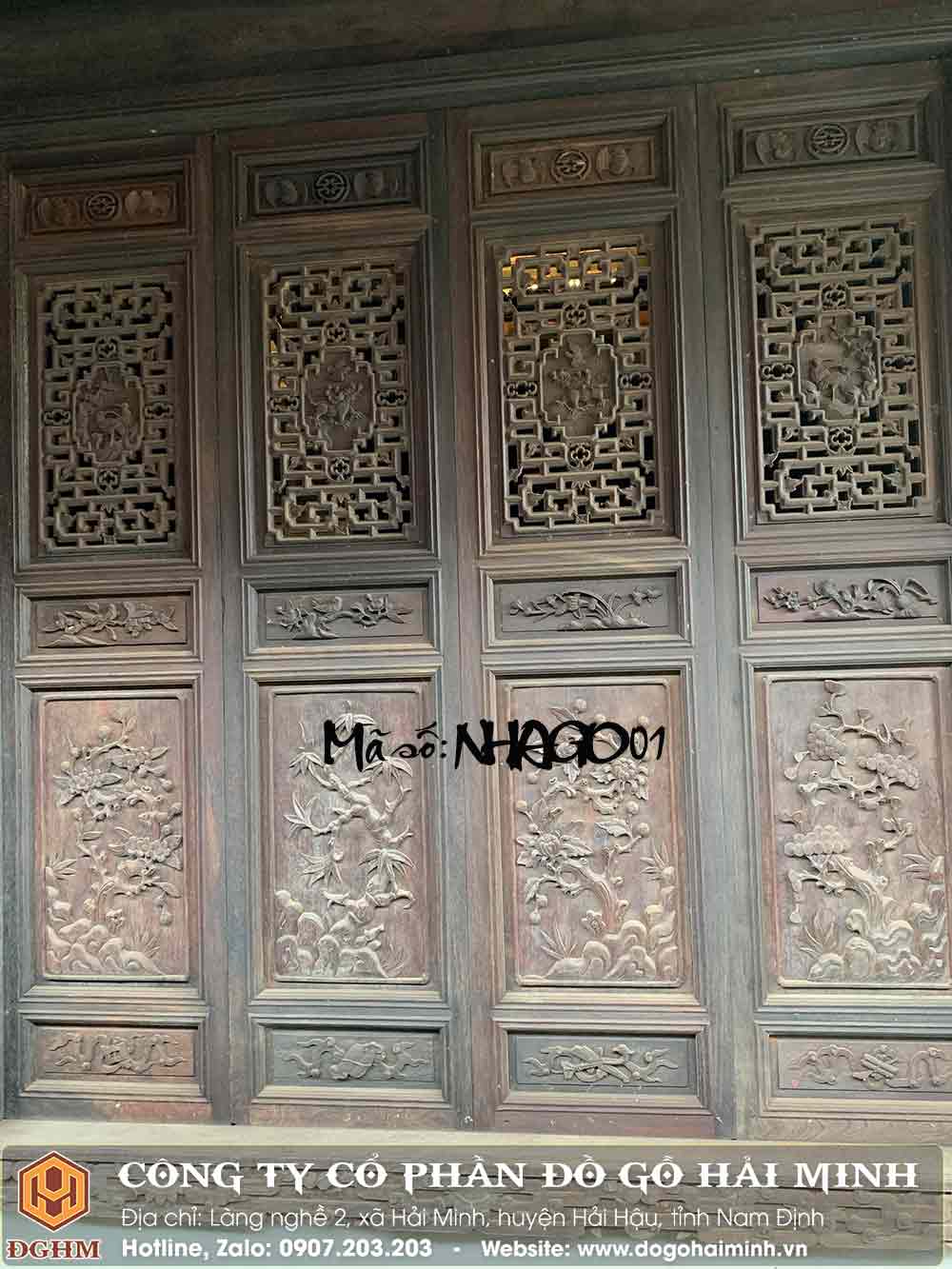 mẫu nhà gỗ lim đẹp