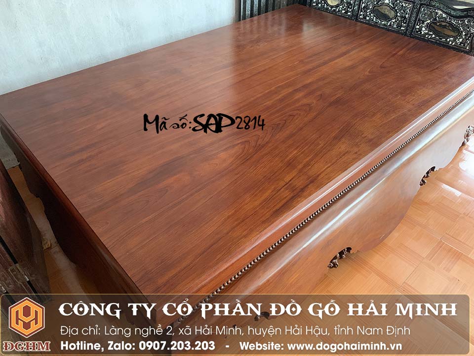 sập gỗ gõ - sập vén