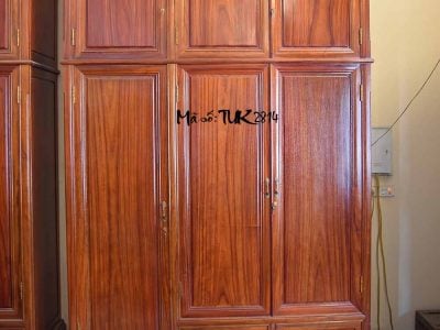 tủ quần áo gỗ hương đỏ nam phi