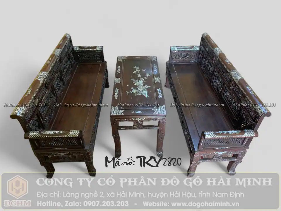 trường kỷ huế vai lật khảm ốc