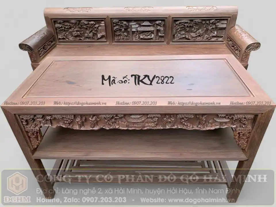 bàn ghế tràng kỷ tích tam quốc đẹp