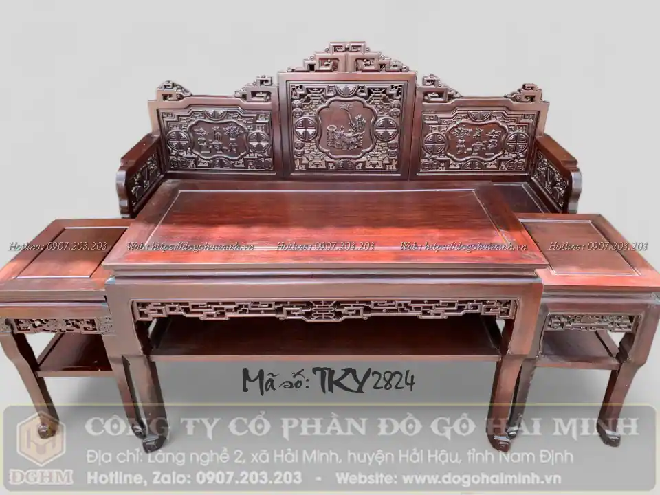 bàn ghế trường kỷ truyện cổ đồ