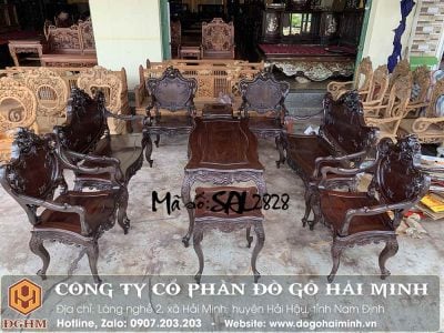 bộ bàn ghế louis 09 món đẹp