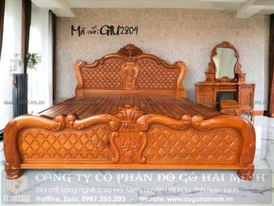 giường ngủ hoa hồng mẫu vòm