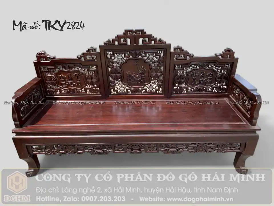 trường kỷ truyện cổ đồ gỗ gụ