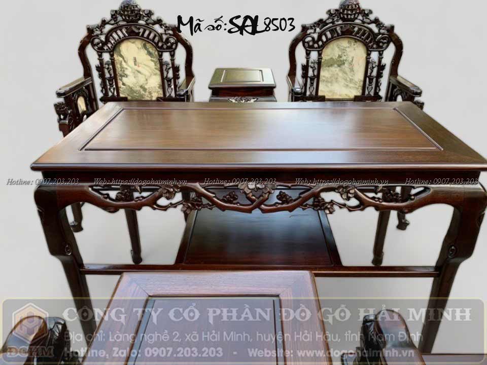 bộ vách cổng thành gỗ gụ