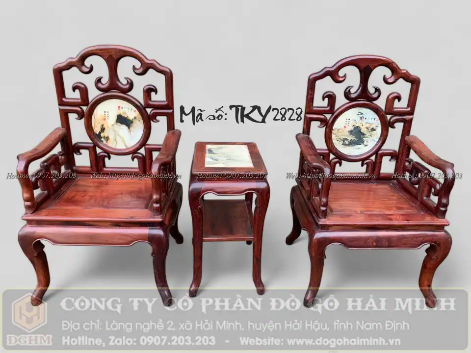 ghế móc mỏ vịt gỗ cẩm lai