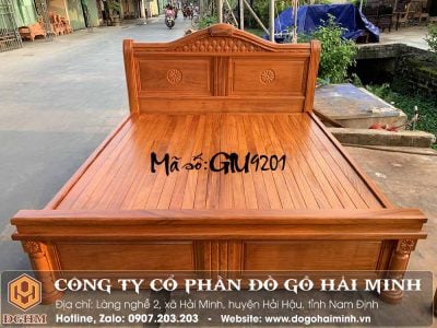 giường ngủ gỗ gõ đỏ