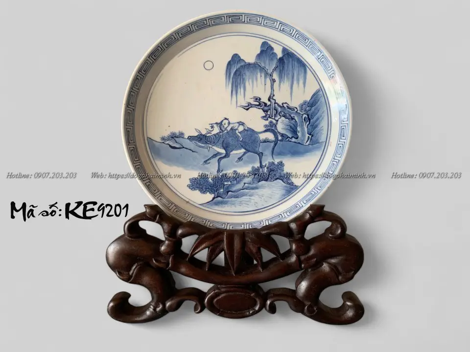 giá để đĩa đục trúc quân tử