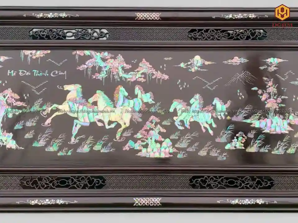 tranh khảm mã đáo thành công