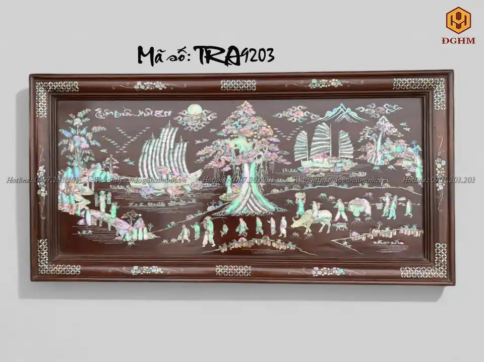 tranh khảm thuận buồm giá rẻ