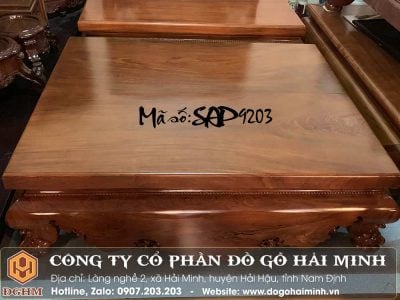 chiếu ngựa gỗ hương dài 2m2