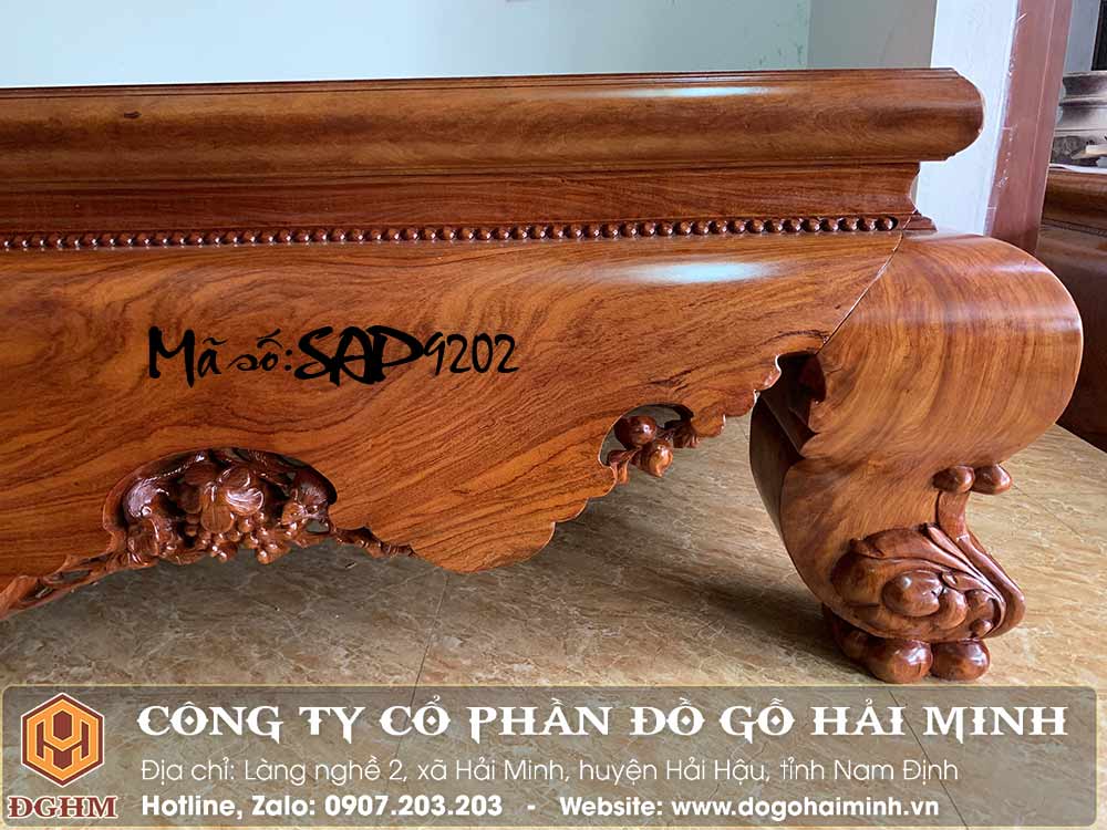 sập vén gỗ hương