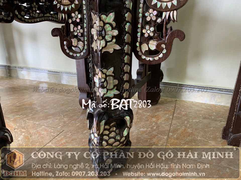 chân bàn thờ khảm ốc đẹp