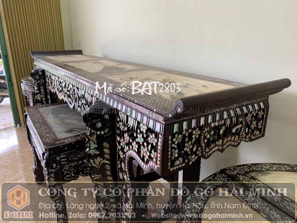 bàn thờ khảm ốc xà cừ