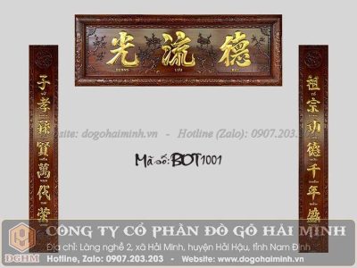 hoành phi câu đối giá rẻ thếp vàng