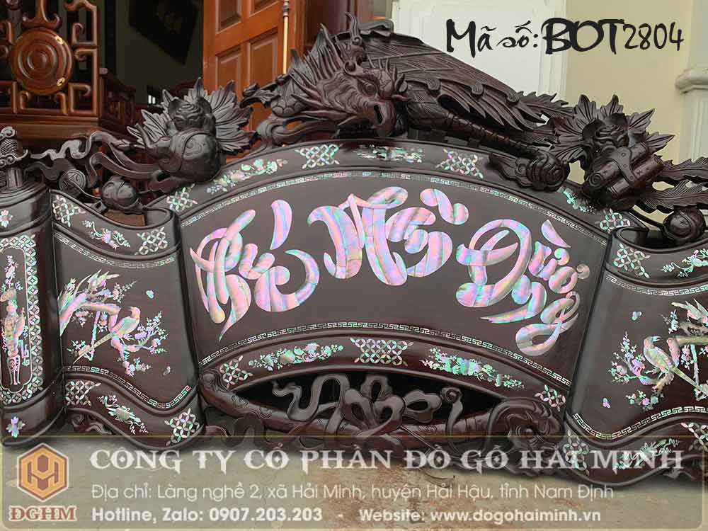 cuốn thư phượng hoàng tha thư khảm ốc