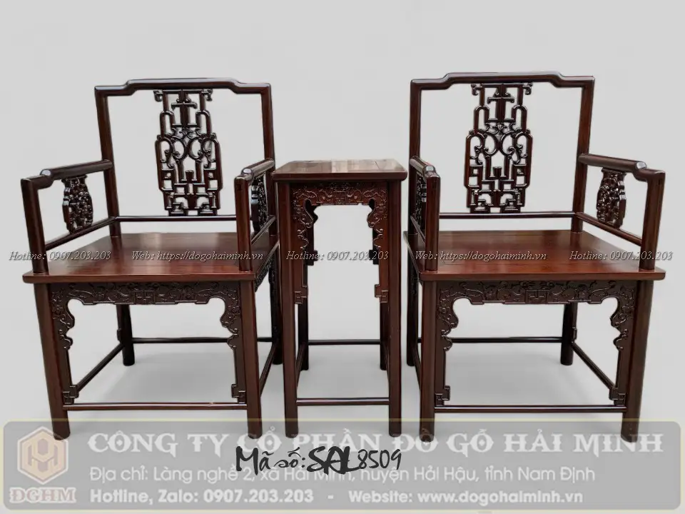 ghế vách tàu đục triện