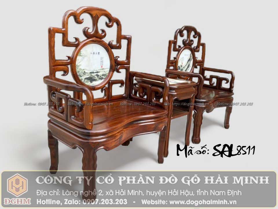 ghế ngắn dáng móc bành gỗ gụ ta