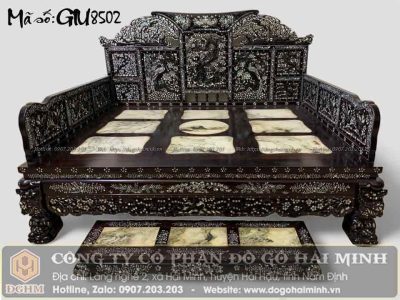 giường ngủ cẩn ốc mẫu đục phượng hoàng