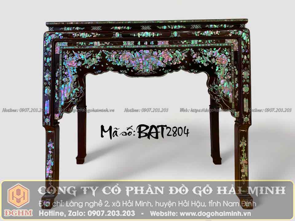 bàn nghi thờ nam bộ khảm ốc