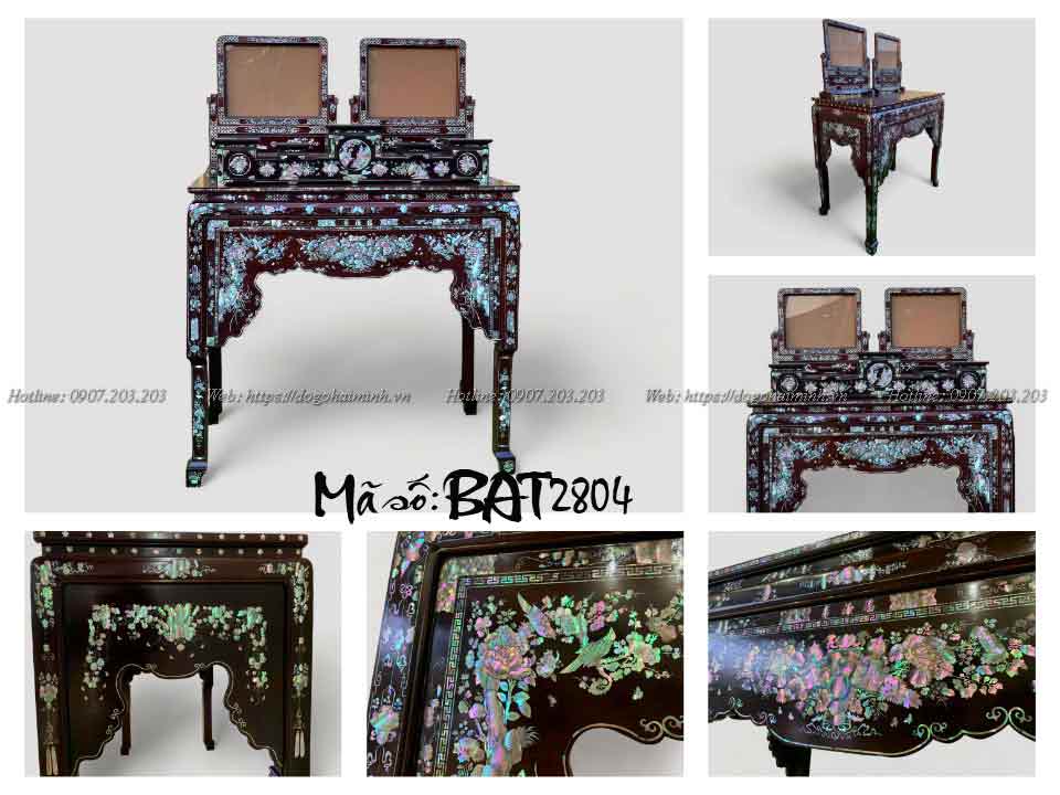 nghi thờ gỗ gụ khảm ốc